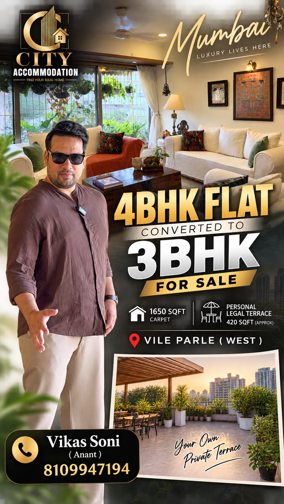 3BHK FLAT FOR SALE
