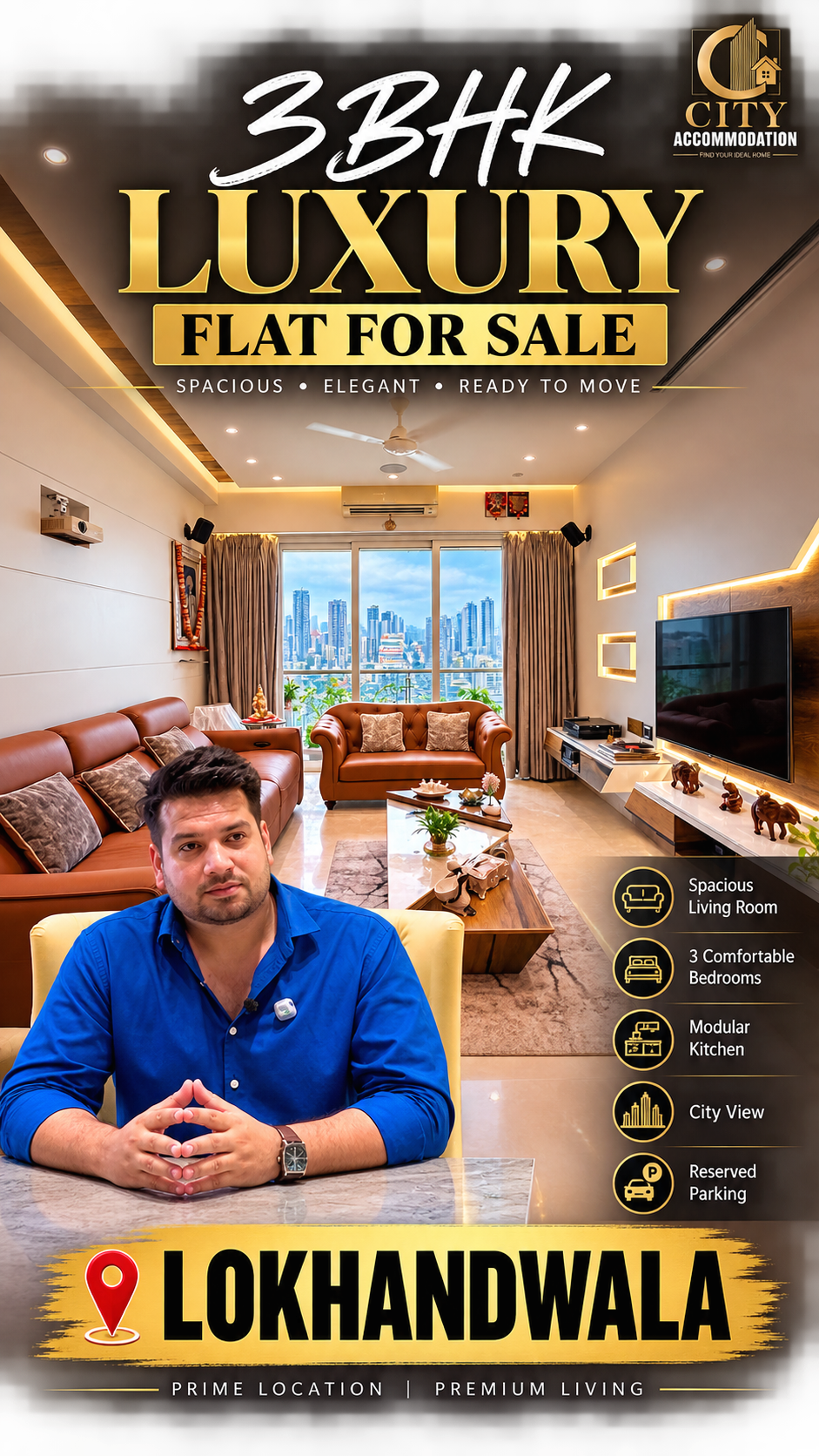 3BHK FLAT ON RENT